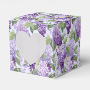 Lilacs Print Party Leckerei Box Geschenkschachtel