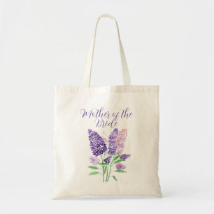 Lilacs Watercolor Mutter der Braut Hochzeit Tragetasche