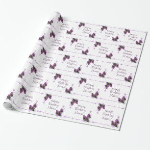Lilacs Wrapping Paper Geschenkpapier
