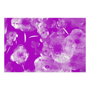 LILAFARBENE DAHLIEN FOTODRUCK