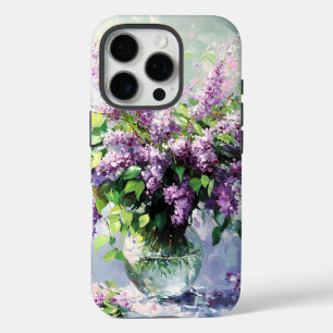 Lilafarbener Lavendel-Blütenstrauß iPhone 16 Pro Hülle