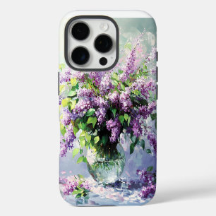 Lilafarbener Lavendel-Blütenstrauß iPhone 16 Pro Hülle