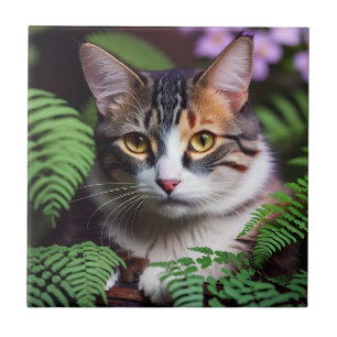 Lilah die Schildpattkatze: Eine perfekt schöne Kat Fliese
