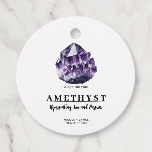 Lilaner Amethyst beruhigender Quarzkristall Hochze Geschenkanhänger