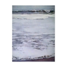 LilaOzeanwelle VeniceBeach Postkarte