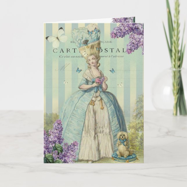 Lilas im Frühling, Mütter Dat Karte (Vorderseite)