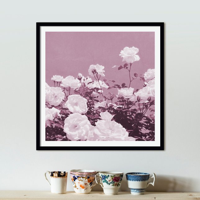 Lilas Rosen Floralgarten Foto Kunst Druck Poster (Von Creator hochgeladen)