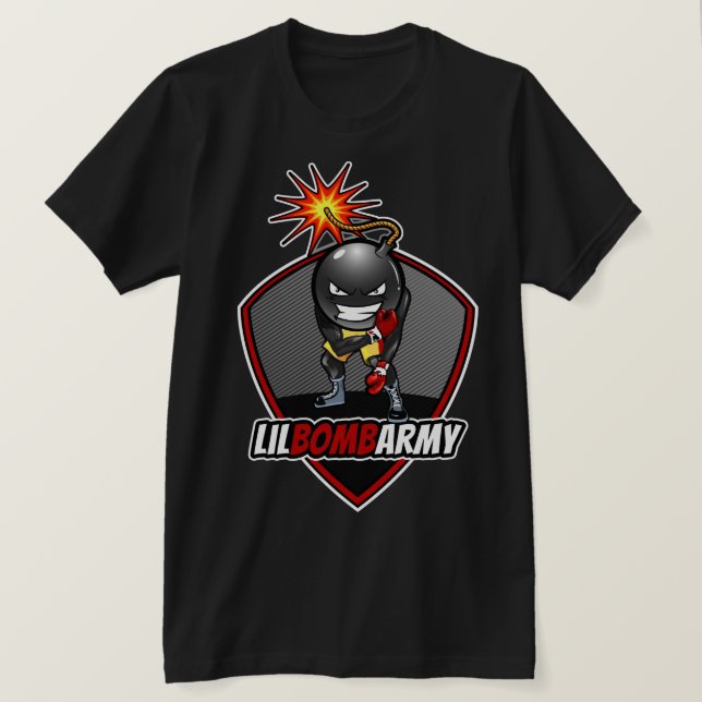 LilBombArmy Ali Pose T Shirt Black (Design vorne)