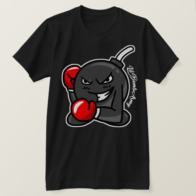 LilBombArmy Uppercut T - Shirt Black (Design vorne)