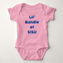 Lil'Bundle of SISU Baby One-Piece (Pink) Baby Strampler