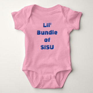 Lil'Bundle of SISU Baby One-Piece (Pink) Baby Strampler