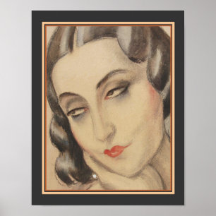"Lili Elbe" Art Deco Poster