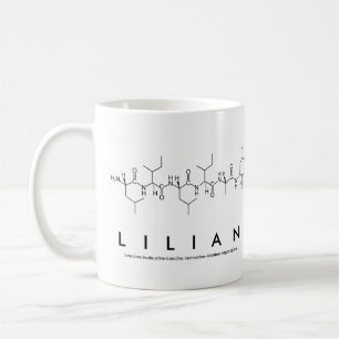 Lilian-Peptidnamen-Tasse Tasse