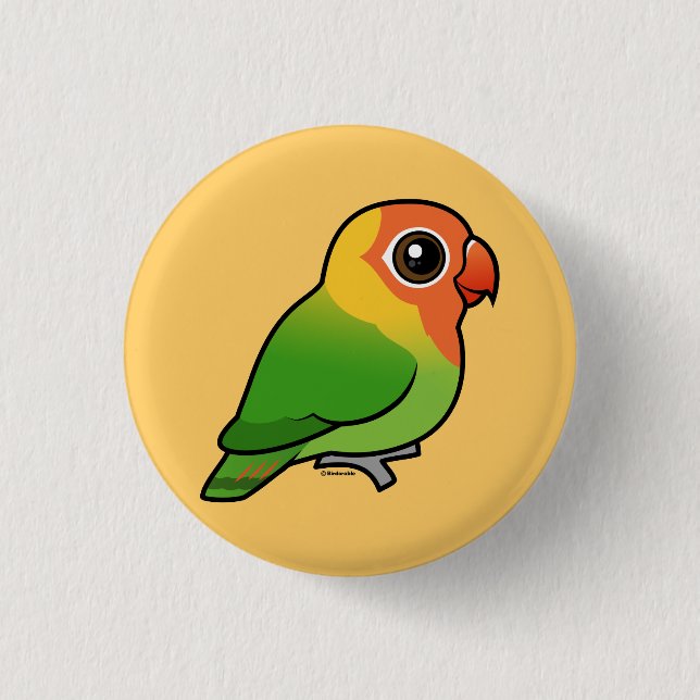 Lilians Lovebird Button (Vorderseite)