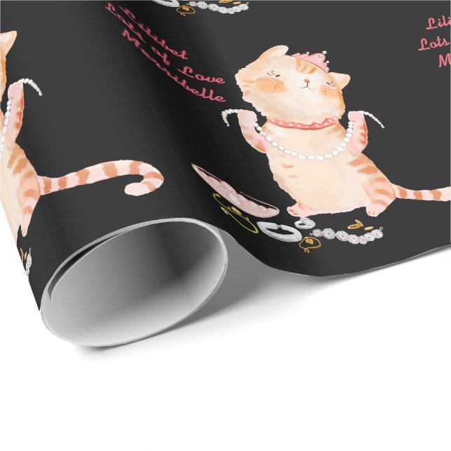 Lilibet Named Gift Wrap - verschiedene Designs Geschenkpapier (Rolleneckpunkt)