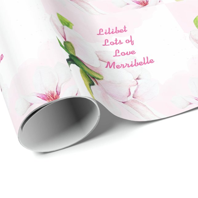 Lilibet Named Gift Wrap - verschiedene Designs Geschenkpapier (Rolleneckpunkt)
