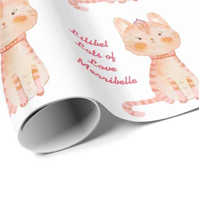 Lilibet Named Gift Wrap - verschiedene Designs Geschenkpapier (Rolleneckpunkt)