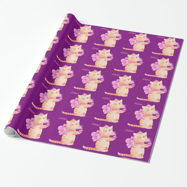 Lilibet Named Gift Wrap - verschiedene Designs Geschenkpapier (Ungerollt)