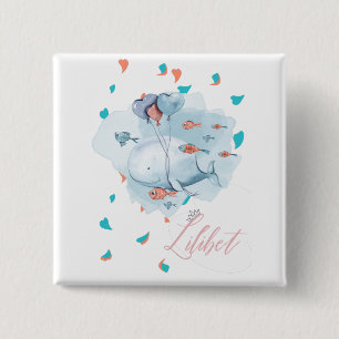 Lilibet nannte magische WALE-Geschenke für Mädchen Button