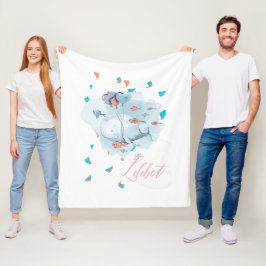 Lilibet nannte magische WALE-Geschenke für Mädchen Fleecedecke