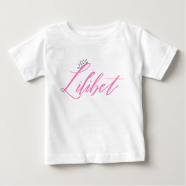 Lilibet nannte Mode für eine Prinzessin Baby T-shirt