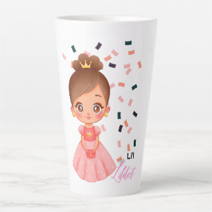 Lilibet nannte Peach Princess Geschenke für Mädche Milchtasse
