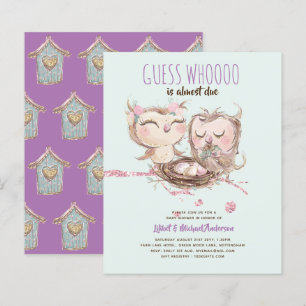 Lilibet Owl Baby Girl Shower