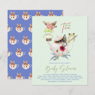 Lilibet Tea Party Dusche Einladung für Prinzessin