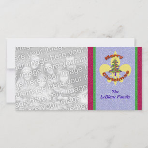 Lilie Christmas Tree Foto Card Feiertagskarte