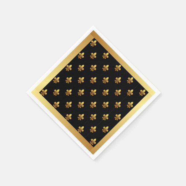 Lilie Cocktail Napkins Serviette (Ecke)