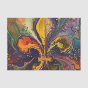 Lilie Colorful Mardi Gras Seidenpapier