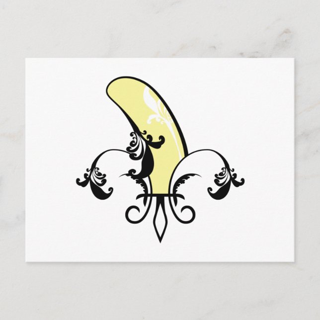 Lilie der Bananen Postkarte (Vorderseite)