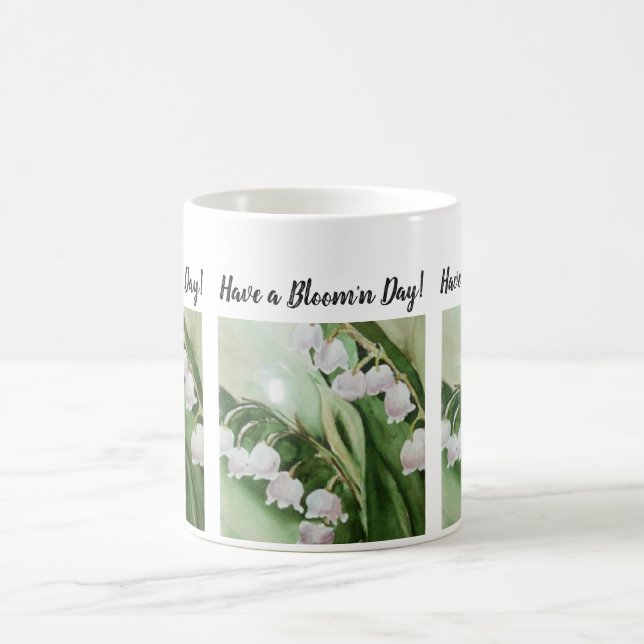 Lilie der Talwatercolor-Blumen Kaffeetasse (Mittel)