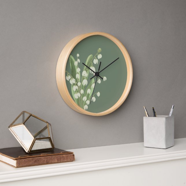 Lilie des Tales Uhr (Büro)