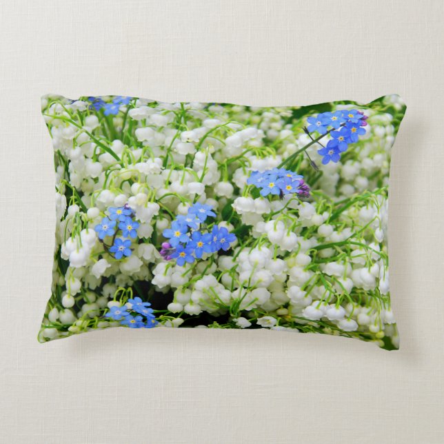 Lilie des Tals Dekokissen (Rückseite)