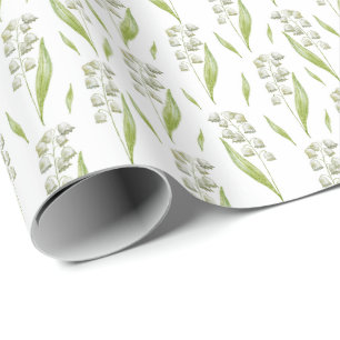 Lilie des Valley Wrapping Paper Geschenkpapier