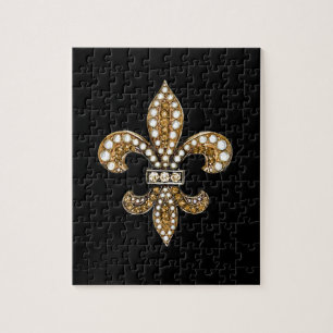 Lilie Flor New Orleans Geeignet für Gold Puzzle