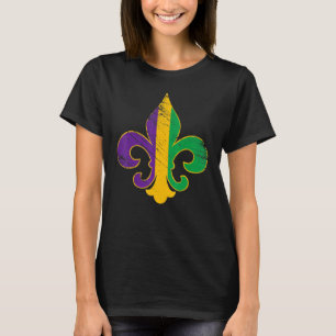 Lilie Glitzer Wirkung Mardi Gras 4 T-Shirt