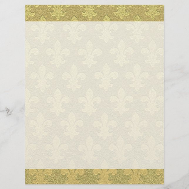 Lilie golden elegant stilvoll (Vorderseite)