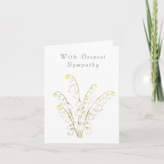 Lilie im Tal Denken Sie an Sie Sympathy Card Karte