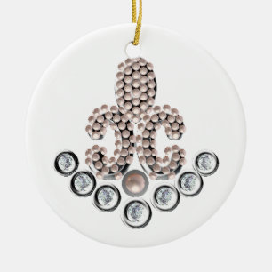 Lilie Keramik Ornament