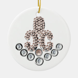 Lilie Keramik Ornament