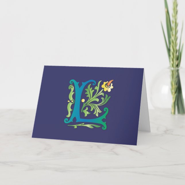 Lilie L Monogramm (Vorderseite)