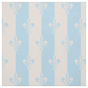 Lilie Light Blue & Pink Champagne Stoff