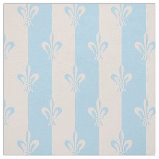 Lilie Light Blue & Pink Champagne Stoff