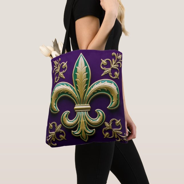 Lilie Mardi Gras Decorative (Von Nahem)