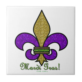 Lilie Mardi Gras Fliese