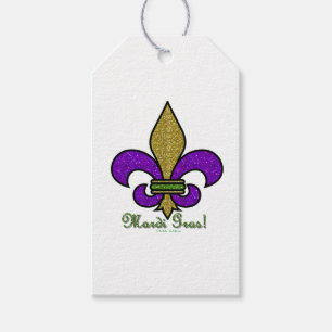 Lilie Mardi Gras Geschenkanhänger