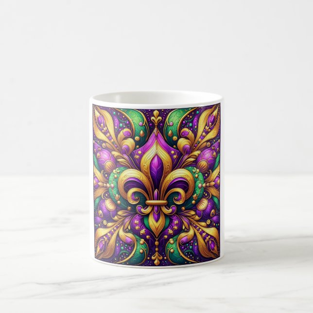 Lilie Mardi gras Kaffeetasse (Mittel)