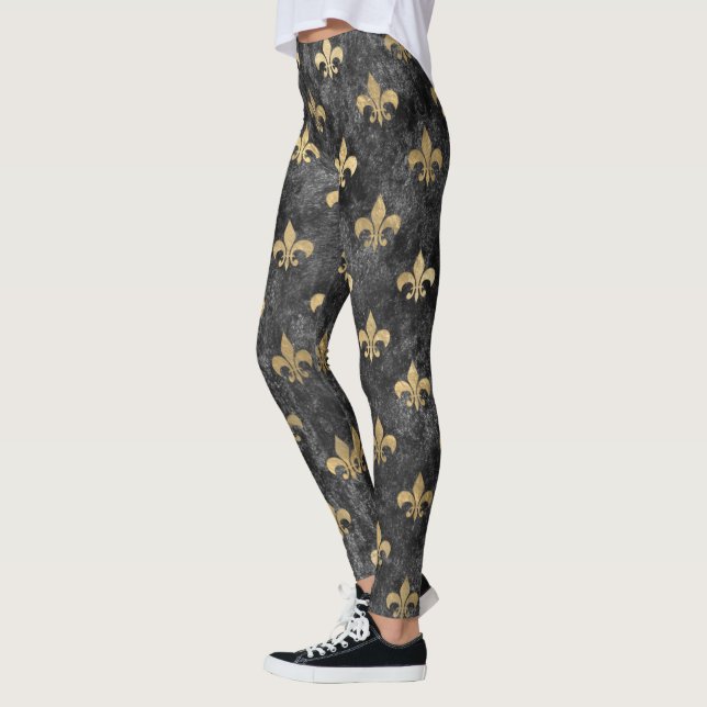 Lilie Mardi Gras Orleans Leggings (Links)